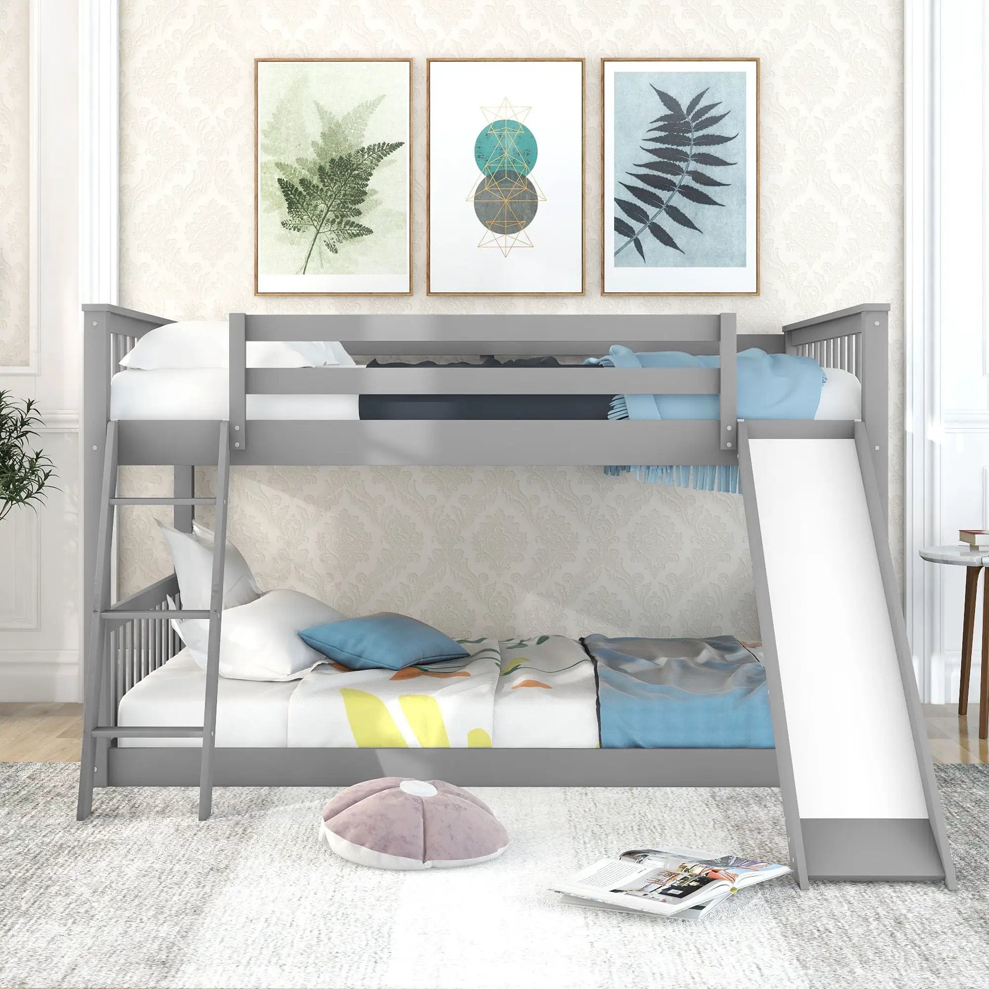 Bunk Bed & Convertible Slide And Ladder by HouseOfZazla