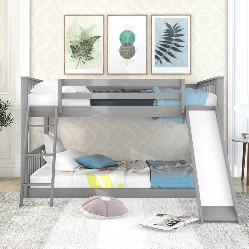 Bunk Bed & Convertible Slide And Ladder by HouseOfZazla