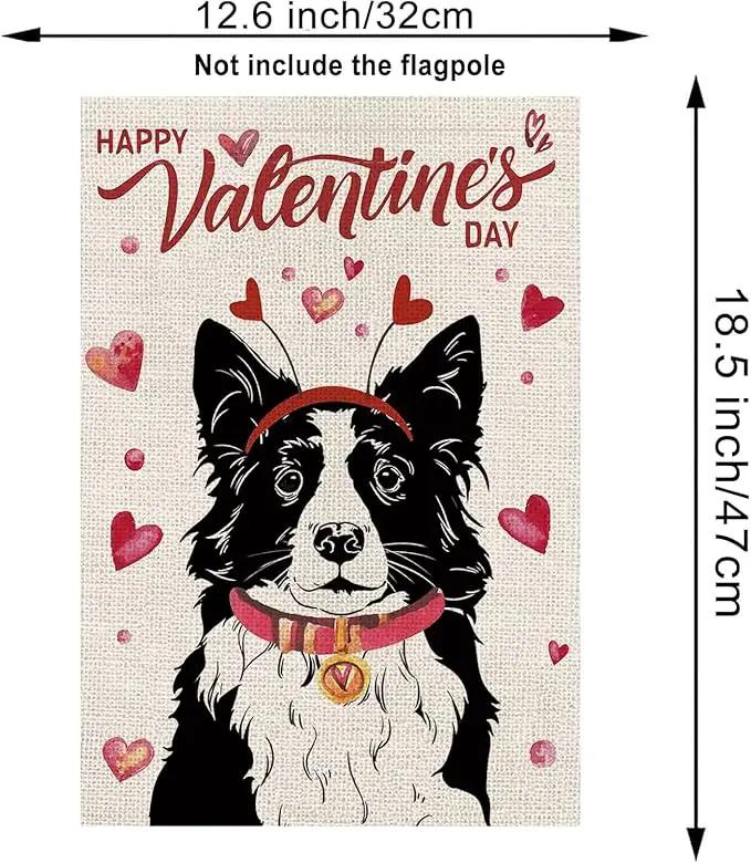Seasonal Garden Flags Border Collie Double Sided Flags Set of 11 Holiday Farmhouse Indoor Outdoor Yard Lawn Christmas Gifts Decorations 12.5x18 Inch by GreenHaven Gardens
