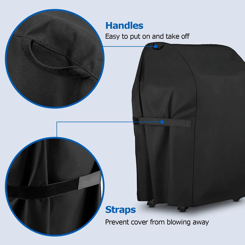 SunPatio 2 Burner Grill Cover 30 Inch, Heavy Duty Waterproof Small BBQ Cover Compatible for Weber Spirit 210 Series, Charbroil, Kenmore Grills, Compared to Weber 7105 (Not Fit for Spirit II E-210) by GreenHaven Gardens