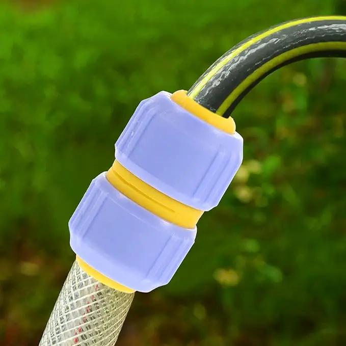 8 pcs Barb Hose Fittings system fittings zero-g hose repair kit 1/2 inch water hose adapter hose repair connector irrigations thread fittings extension pipeline abs Patcher by GreenHaven Gardens