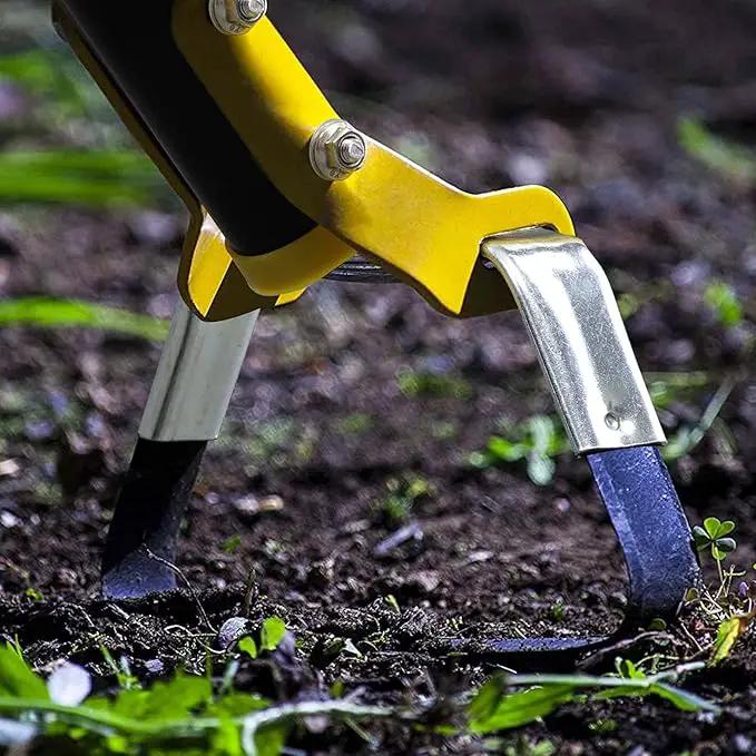 Garden Hoe，7.5FT Weeding Tools for Garden,Handheld Weeding Rake Planting Vegetables Farm,Sharp Durable Gardening Gifts for Hoe Garden Tool Traditional Steel Quenching Forging Process by GreenHaven Gardens