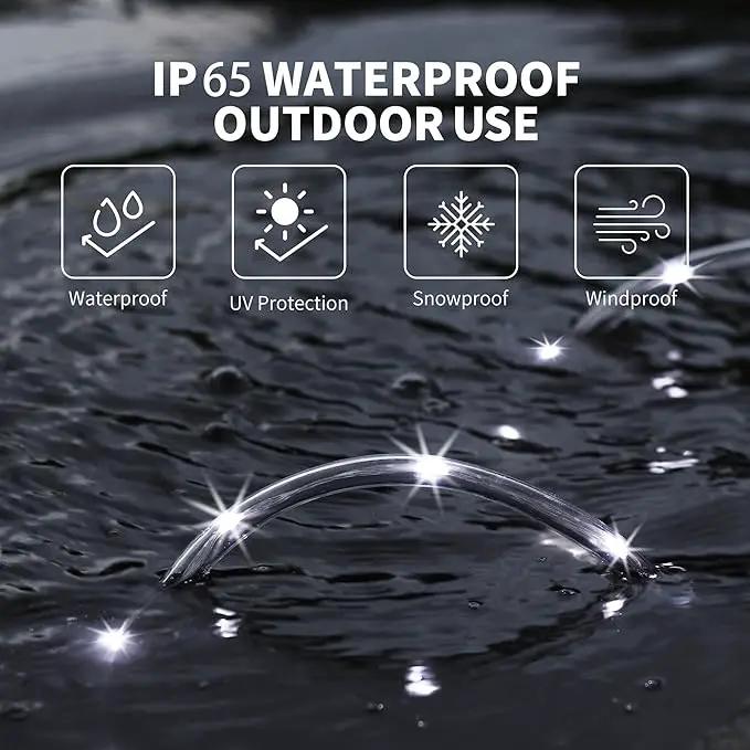 LED Rope Lights for Outside 100Ft Waterproof Rope Lighting 429 LEDs 110V 8 Modes Remote Control Timer Christmas Rope Lights for Indoor Outdoor Party Holiday Garden Decoration (White) by GreenHaven Gardens