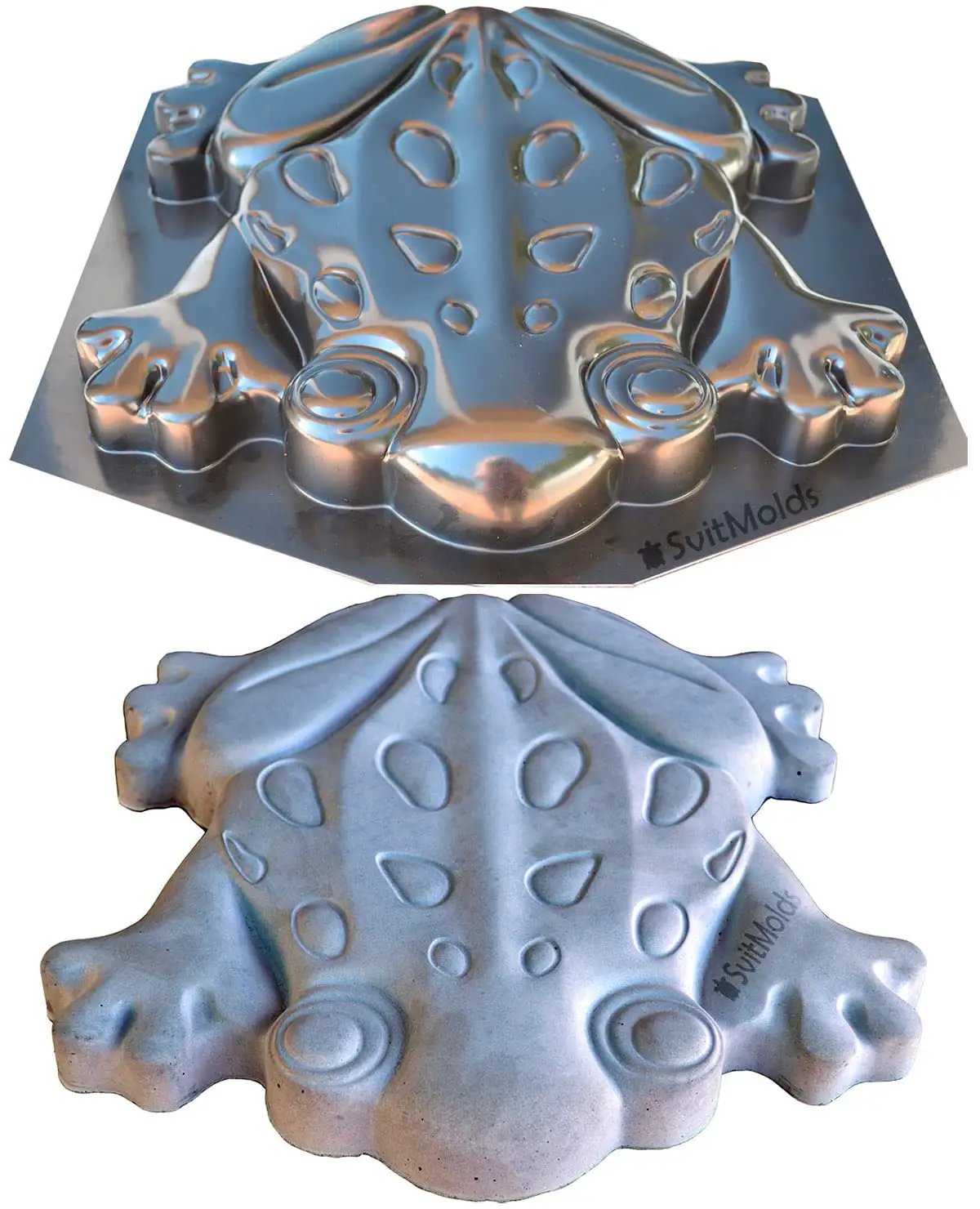 SvitMolds Concrete Mold DIY Frog Stepping Stone Mould Concrete Cement Mould ABC Plastic Toad Animal Garden and Yard Decor Garden Path Walkway (1, S68) by GreenHaven Gardens