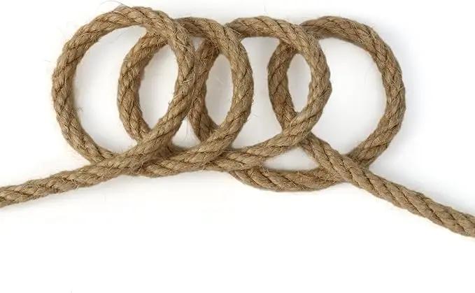 Jute Twine String,164 Feet 1/4 Inch Natural Jute Rope,4ply Thin Ribbon Hemp Twine for Gift Wrapping Craft Plant Garden Christmas Handmade Arts Decoration Packing String Home Decor by GreenHaven Gardens