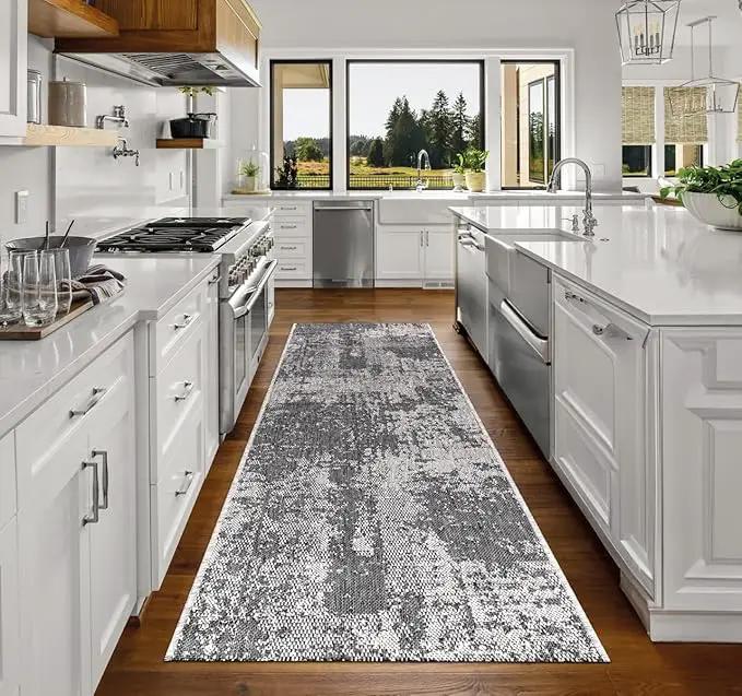 Keen Home Design Terrace Outdoor Runner Rug - 2x10 Washable Indoor/Outdoor Rug for Patio, Kitchen, Balcony, Beach, Garden, Deck and Porch, Size: 2'2"x9'11" by GreenHaven Gardens