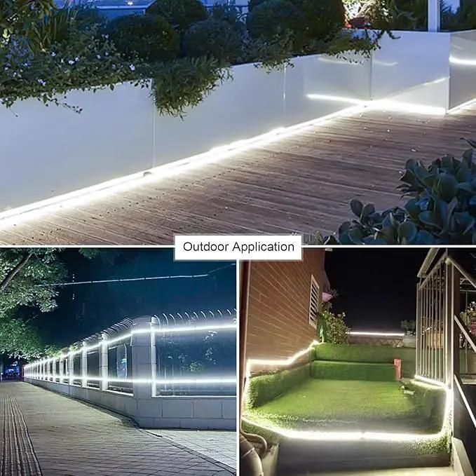 9.84FT LED Strip Lights Outdoor Waterproof, 6500K Super Bright LED Tape Lights,110 V White Rope Lights,360 LEDs Strip Lighting for Bedroom, Backyards, Garden by GreenHaven Gardens