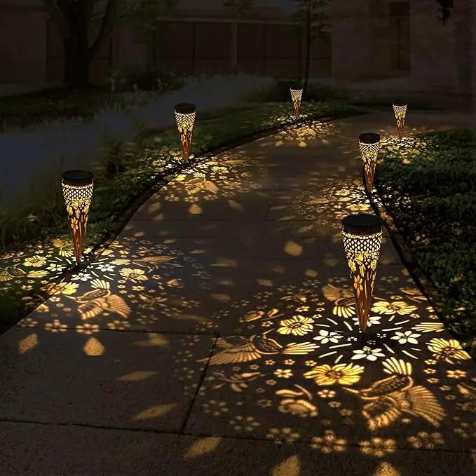 KAIXOXIN Solar Garden Lights, Metal Hummingbird Pathway Lights, Outdoor Landscape Lighting for Patio, Backyard, Walkway (Hummingbird, 4) by GreenHaven Gardens