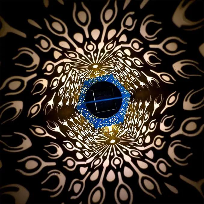Pearlstar Solar Lanterns Outdoor Waterproof Hanging Solar Lights Metal Peacock Gifts for Women Mom Grandma Decor for Garden Yard Patio Balcony Path by GreenHaven Gardens