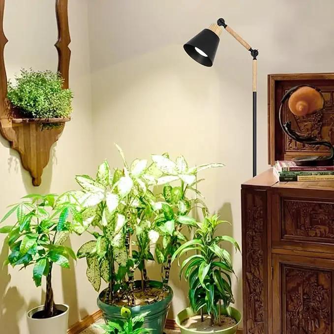 HMVPL Grow Lights for Indoor Plants Full Spectrum, Plant Lights for Indoor Growing with 20W COB Grow Light Blub, 4/8/12H Timer, Standing Tall Grow Lamp for Middle Large Plants(75'', Height Adjustable) by GreenHaven Gardens