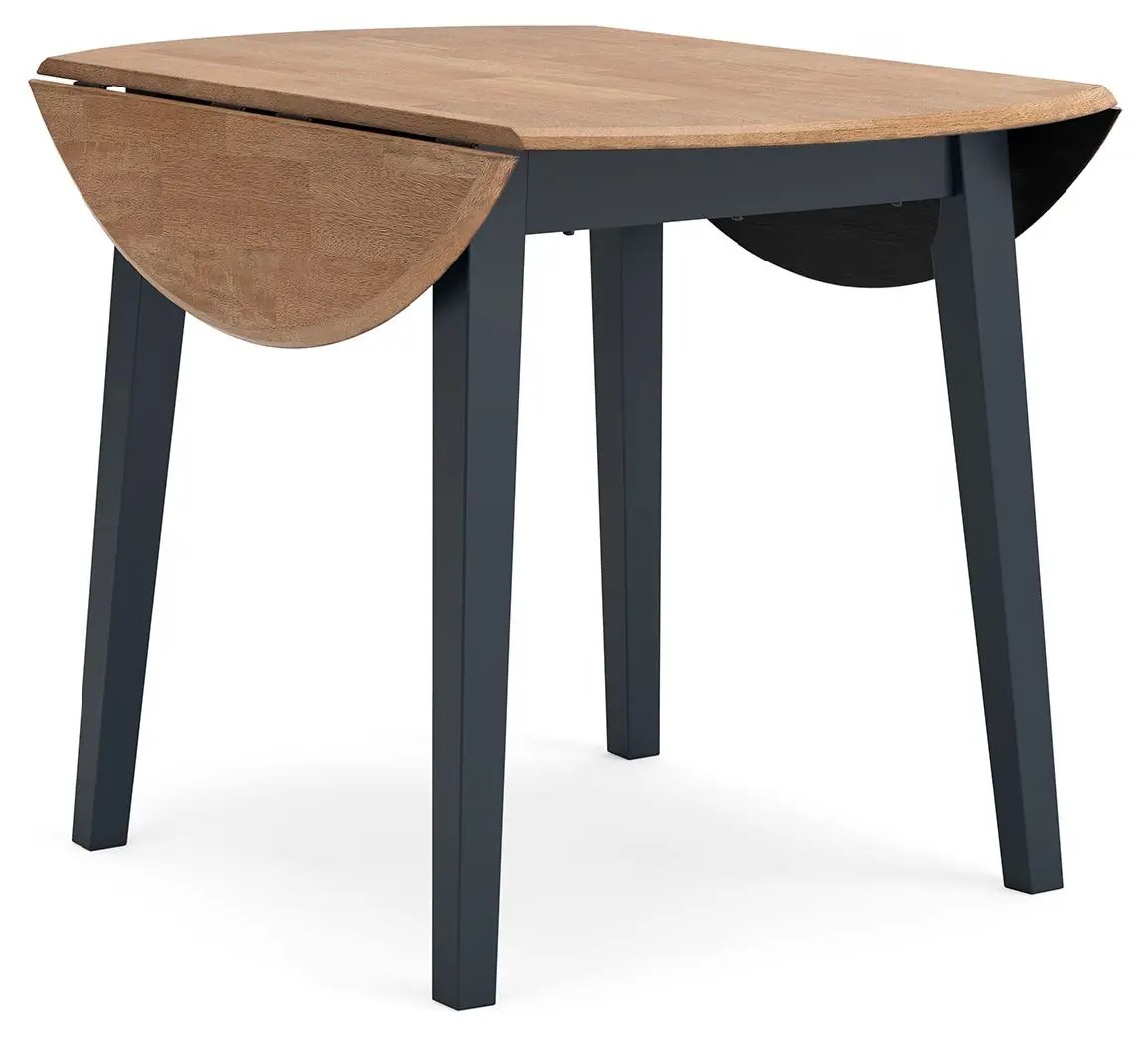 Gesthaven - Round Dining Room Drop Leaf Table Set by Unique Piece Furniture