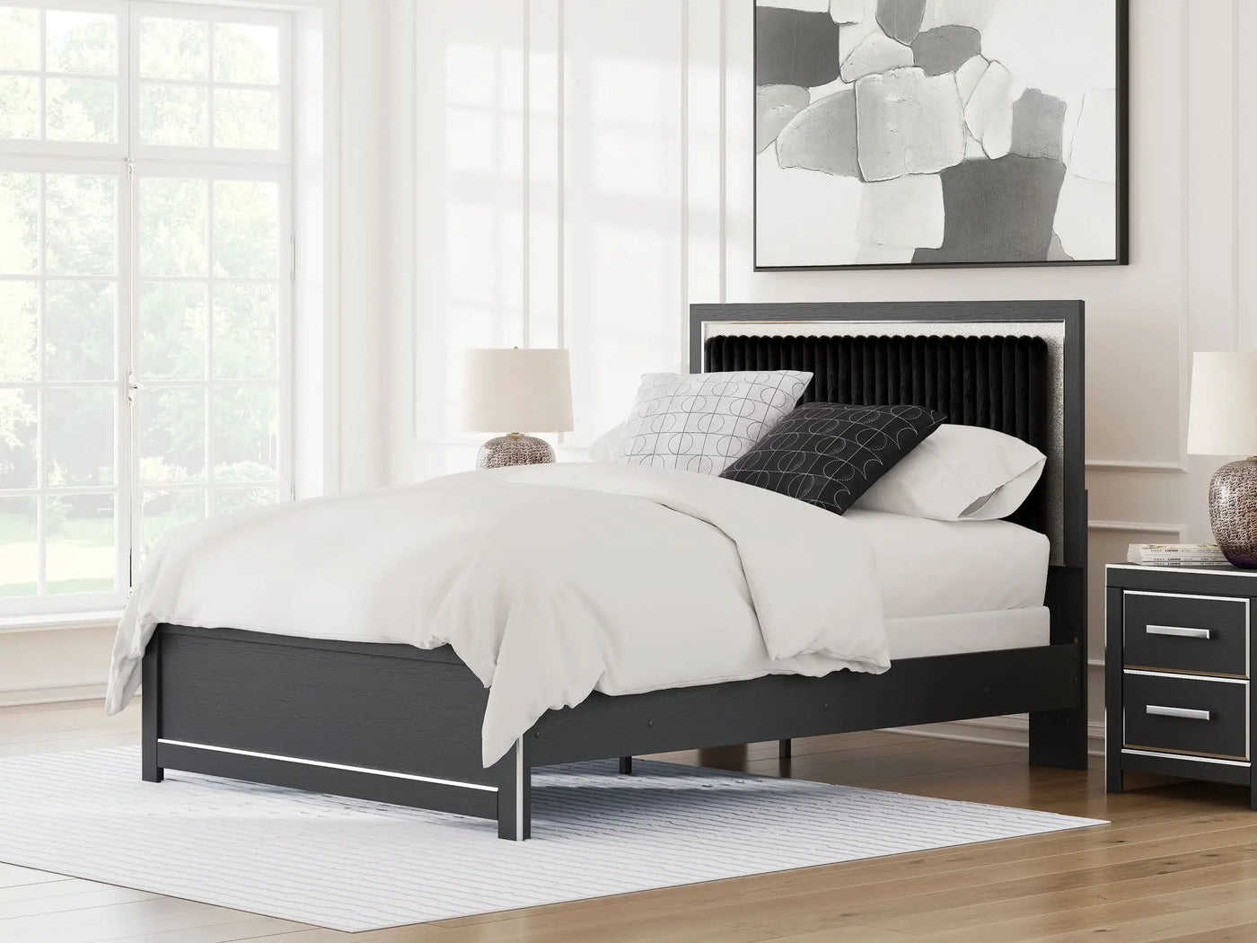Zuraleus - Upholstered Panel Bed by Unique Piece Furniture