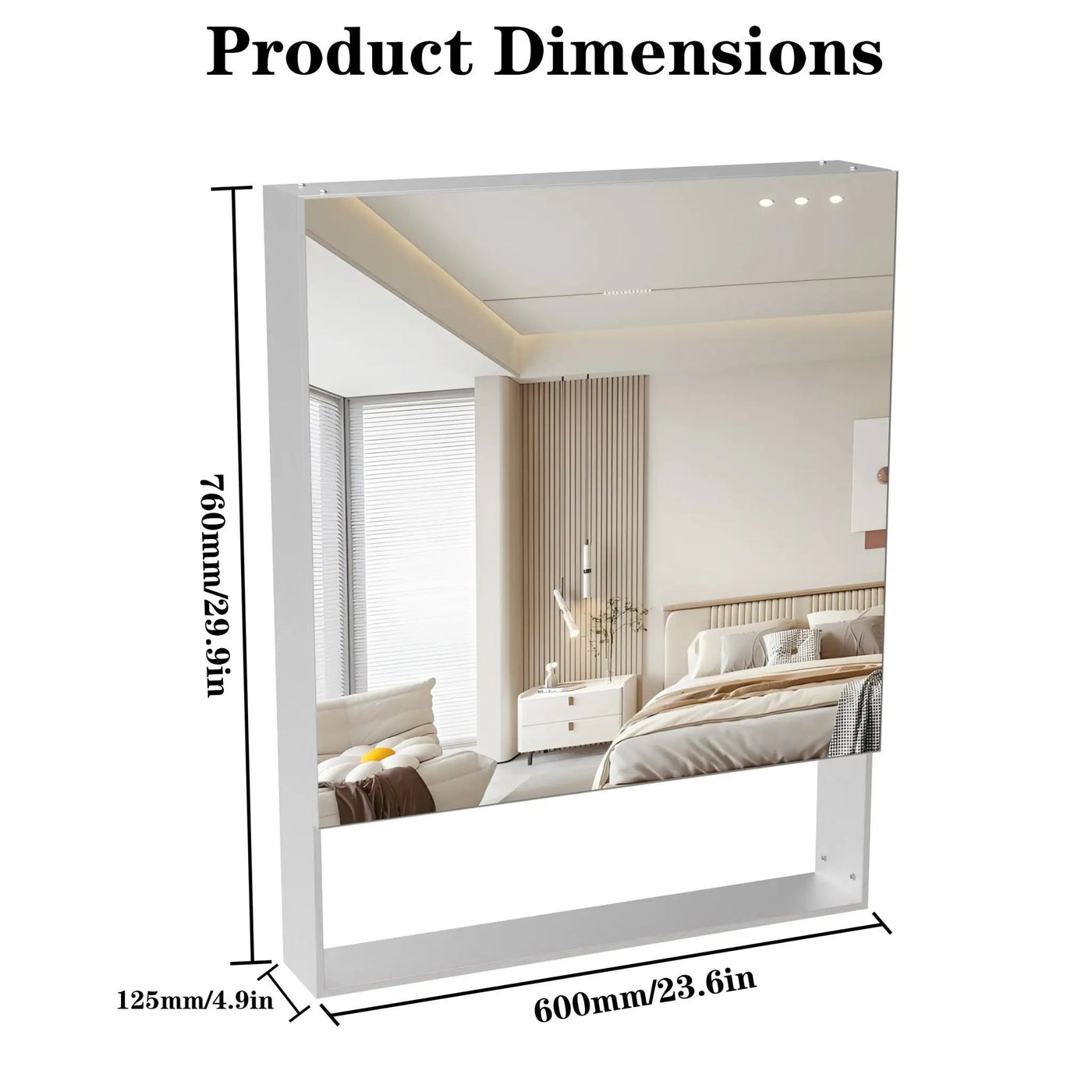 Medicine Cabinet With Mirror For Bathroom by HouseOfZazla
