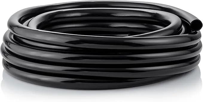 Alpine Corporation 50' PVC Tubing with 1-1/4" Inside Diameter for Ponds and Fountains, Black by GreenHaven Gardens