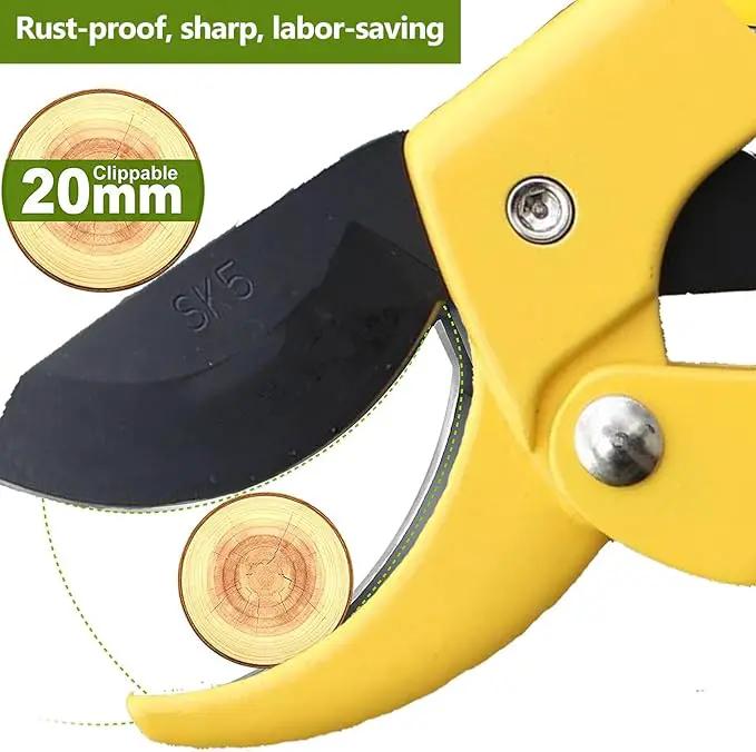 Garden clippers, premium Germany pruners, Work 3 times easier, professional pruning shears, cutting rose, flower, hedge, stem, tree, Sharp gardening scissors, Arthritis weak hand snips (Japanese, 1) by GreenHaven Gardens