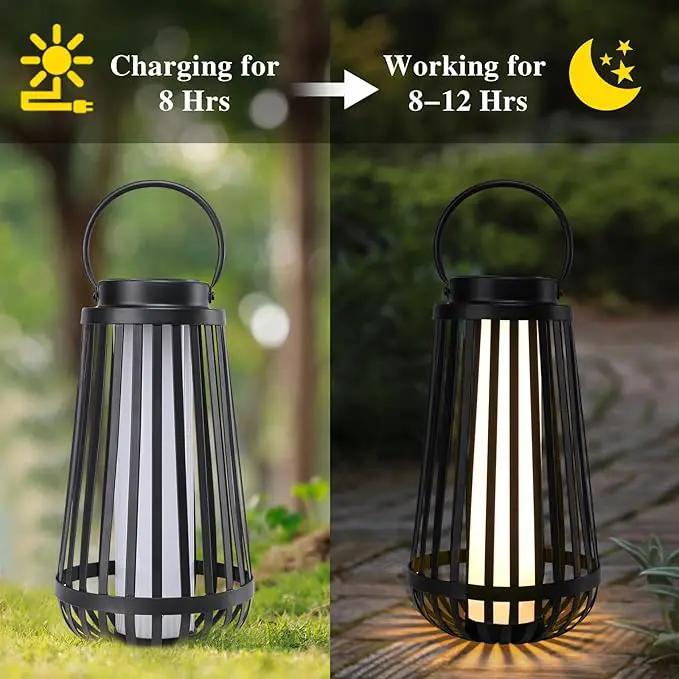 Afirst Solar Lanterns Outdoor, Hanging Solar Lights Waterproof Hollow Out Decorative LED Lanterns for Yard, Patio, Lawn, Tabletop, Pathway, Landscape, Garden Decor Gifts by GreenHaven Gardens