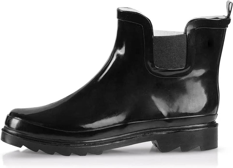 NORTY - Womens Ankle Rain Boots - Ladies Waterproof Winter Spring Garden Boot runs ½ size large by GreenHaven Gardens