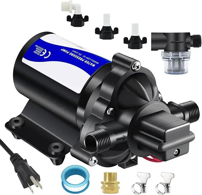 110V On Demand Water Pump 50 psi Water Pressure Booster for Home Utility Water Transfer Circulating Pump for Garden Hose Parts Washer Pump by GreenHaven Gardens