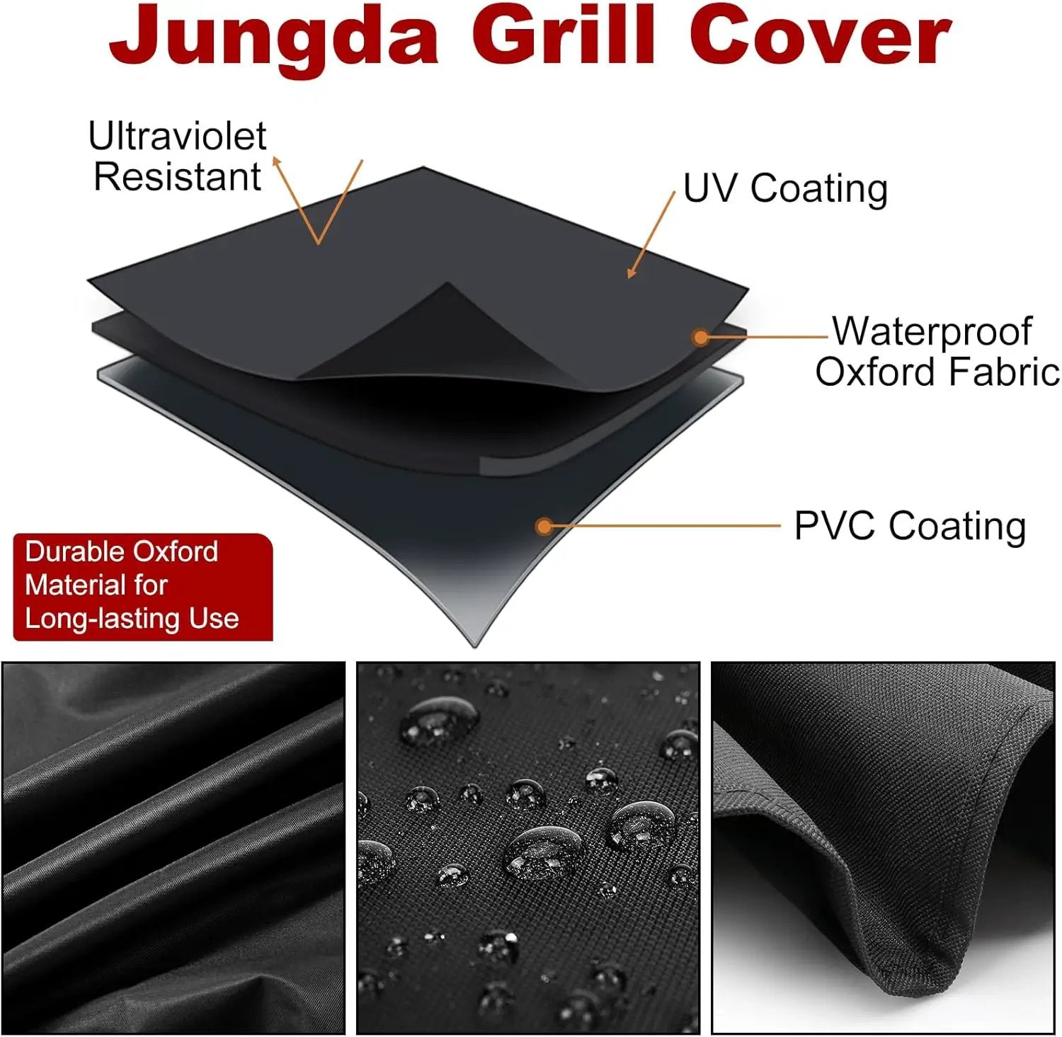 Grill Cover for Royal Gourmet GD401 GD402 4-Burner Gas Grill Griddle Combo,Outdoor Flat Top Griddle Cover for Royal Gourmet GD401C GD403 4 Burner Griddle - 66 X 23 X 36 Inch by GreenHaven Gardens