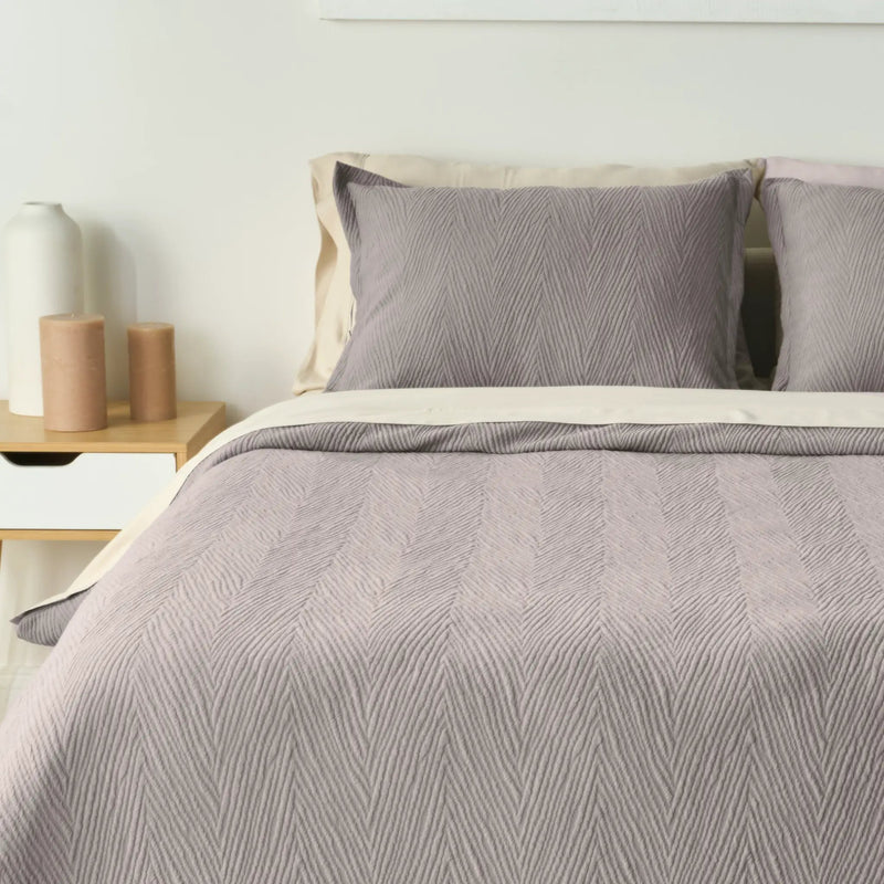 BedGear Performance Duvet Set, King - Taupe/Arrowhead by HouseOfZazla