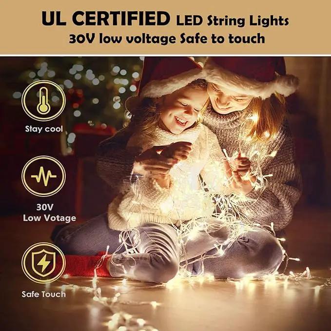 Decute 800 LED 272FT Christmas String Lights - 8 Modes with Timer Function, Waterproof Fairy Lights for Christmas Tree, Party, Wedding, Yard, Garden, Indoor/Outdoor Decorations, Warm White by GreenHaven Gardens