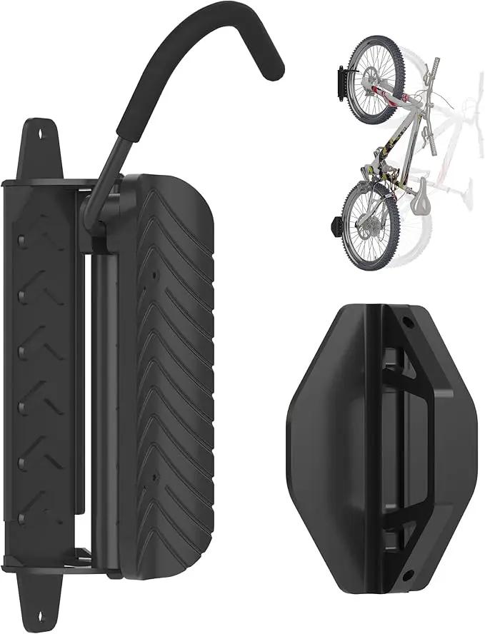 suptek Swivel Bike Wall Mount: Heavy-duty, space-saving vertical bike rack with 120° rotation, supports up to 132 lbs. Easy to install for road bikes, MTBs, and more. by GreenHaven Gardens