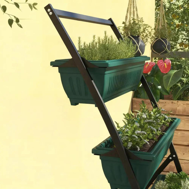 4-Tier Vertical Raised Garden Planter with 4 Boxes by HouseOfZazla