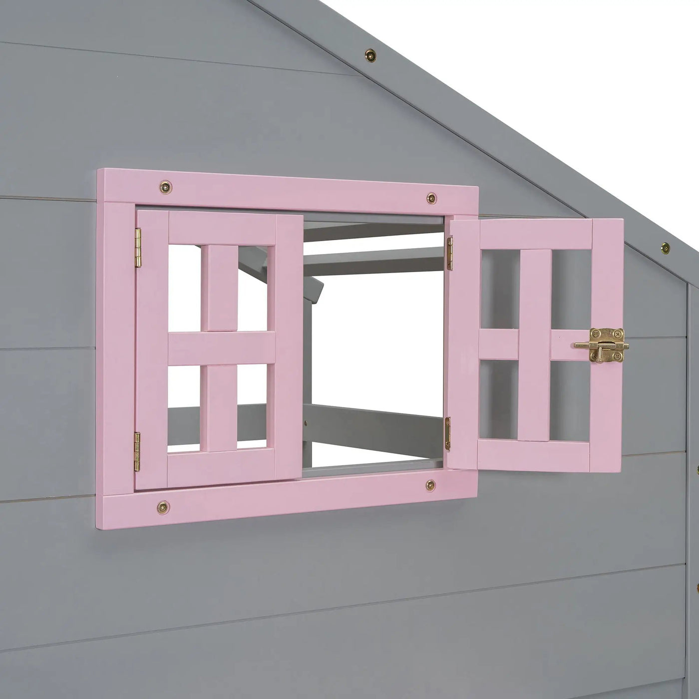 Bunk Bed With Playhouse Roof And Window by Unique Piece Furniture