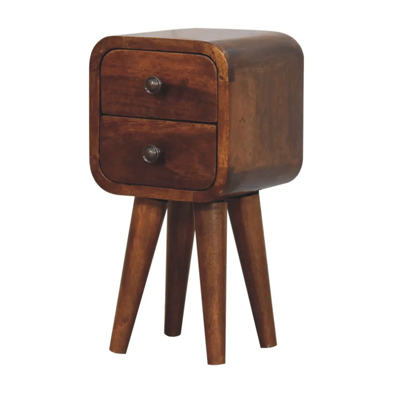 Curved Nightstand, by Unique Piece Furniture