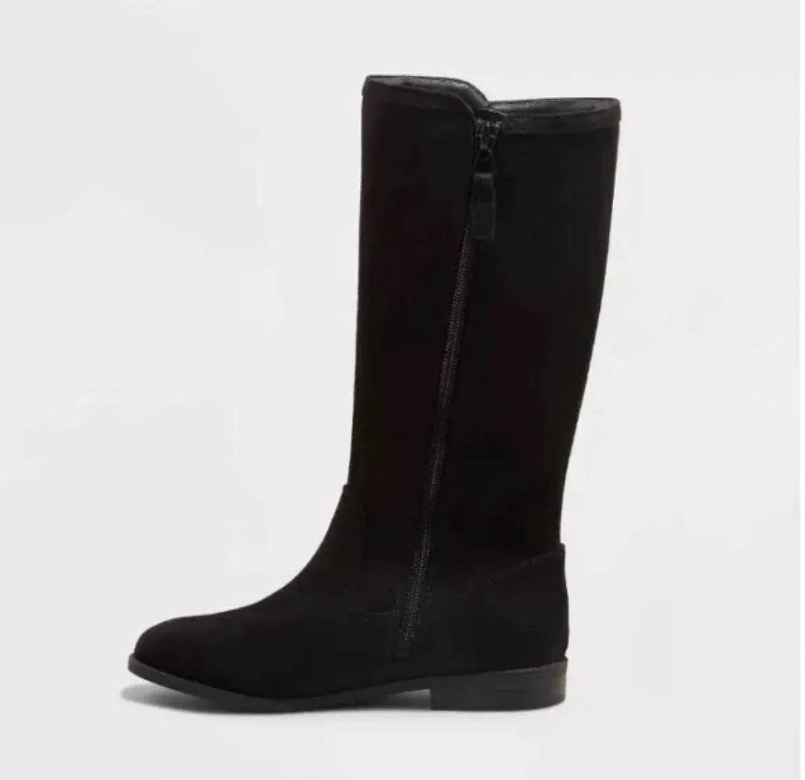 Cat & Jack Mylah Black Tall Kids Boots New Black Boots by Selzalot