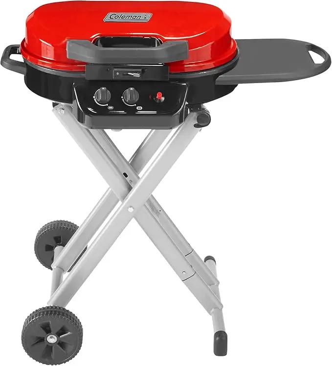 Coleman RoadTrip 225 Portable Propane Grill, 2-Burner Gas Grill with Matchless Ignition & Adjustable Temperature Control, 11,000 BTUs of Power for Grilling, Tailgating, Camping, BBQ, & More by GreenHaven Gardens