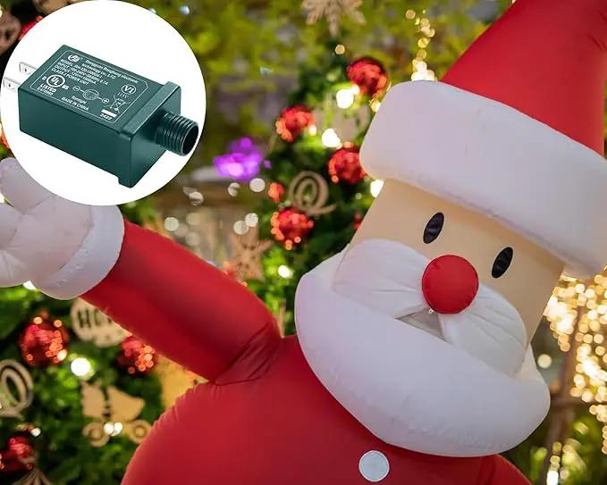 Replacement Yard Inflatable Adapter Power Supply Adaptor - 12V 1.0A 1Pcs -Inflatable Plug Replacement Class 2 Power Supply - Green - for Halloween Yard Blow Up Decorations by GreenHaven Gardens