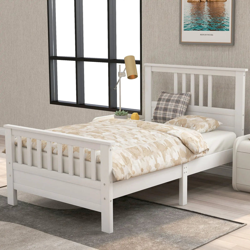 Platform Bed With Paneled Headboard And Footboard by Unique Piece Furniture