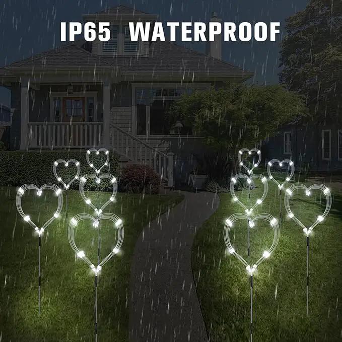 8 Pack Outdoor Solar Garden Lights, Firework Lights Solar Powered 8 Modes, Solar Landscape Lamp Outside Decor with Remote Control,120 LED Waterproof DIY String Lights for Yard Pathway Decoration by GreenHaven Gardens