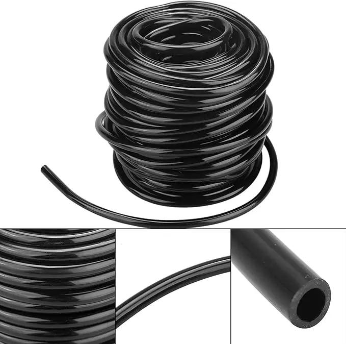 Garden Watering Tube, 4mm Drip Irrigation System Hose Blank Distribution Misting Tubing Main Line Automatic Water Pipe DIY Small Lawn Agriculture Hydroponics Flower Patio Emitters Bubbler Sprinkle 20M by GreenHaven Gardens