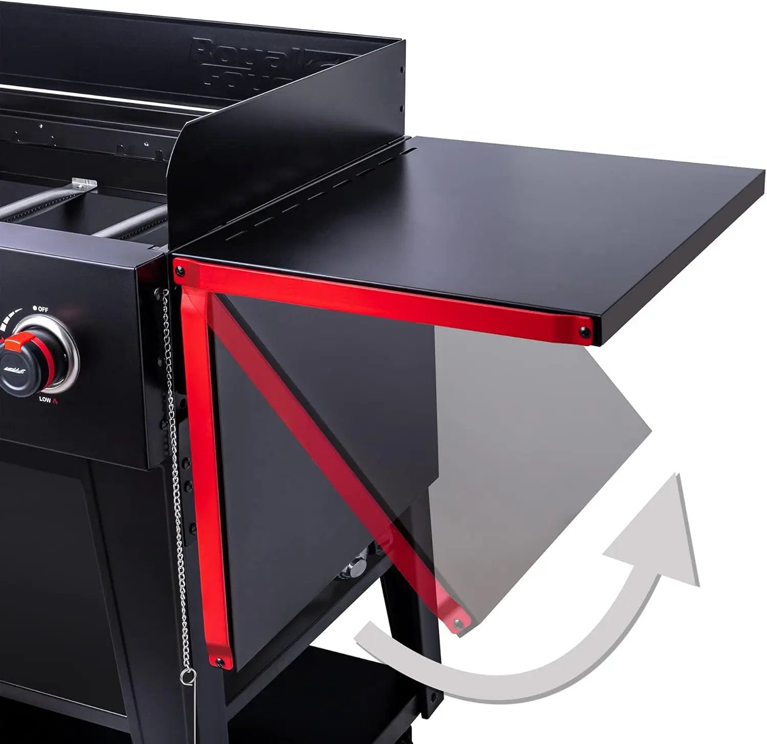 Royal Gourmet GB8003 8-Burner Propane Gas Grill with Foldable Side Tables, Large Propane BBQ Grill with Porcelain-Enameled Steel Wire Grates for Outdoor Party or Backyard Grilling, Black by GreenHaven Gardens