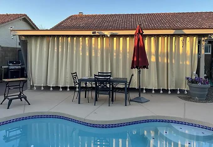 12 Pack Heavy Duty Curtain Weights, Heavy Weights for Outdoor Curtains of Pergola Patio Gazebo Cabana, Stainless Steel Weight Clip Down Curtain, Garden Flag, Shower Curtain, Tablecloth by GreenHaven Gardens