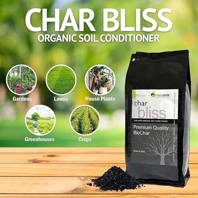 Coco Bliss Coco Coir + Organic Perlite + Worm Castings + Neem Meal Fertilizer + Kelp Meal Fertilizer + Organic Biochar for Plants - Potting Soil & Fertilizer Mix for Plants - Organic Gardening Bundle by GreenHaven Gardens