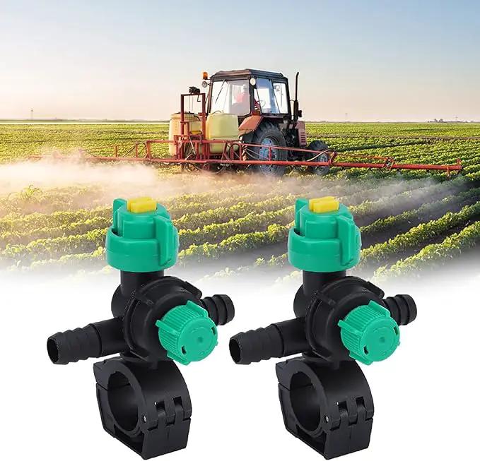 Misting Nozzles, External Thread Agricultural Sprayer Fan Shaped Spraying Nozzle, Hose Drip Irrigation Sprayer Nozzle for Agriculture, 2 Pcs by GreenHaven Gardens