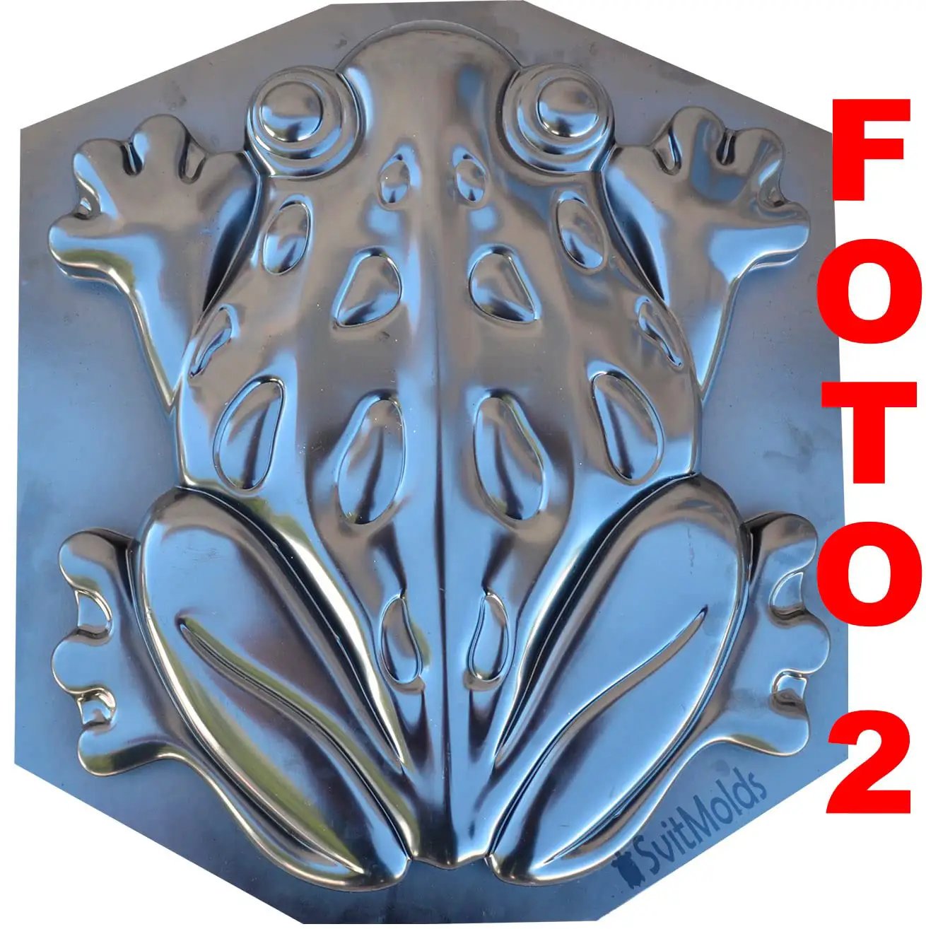 SvitMolds Concrete Mold DIY Frog Stepping Stone Mould Concrete Cement Mould ABC Plastic Toad Animal Garden and Yard Decor Garden Path Walkway (1, S68) by GreenHaven Gardens