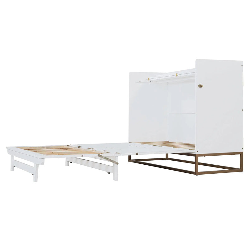 Murphy Bed With Iron Legs, Modern Design by Unique Piece Furniture