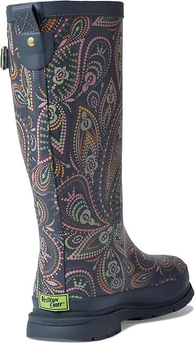 Western Chief Women's Tall Waterproof Rain Boot Outdoor Garden Shoes by GreenHaven Gardens