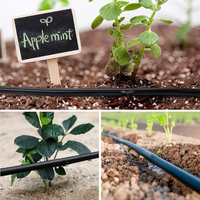 Garden Irrigation Tubing,1/4" Blank Distribution Tubing 50ft Flexible Tubing,Watering Drip Automatic Irrigation Equipment Set for Garden Greenhouse,Flower,Patio,Lawn (50 ft) by GreenHaven Gardens