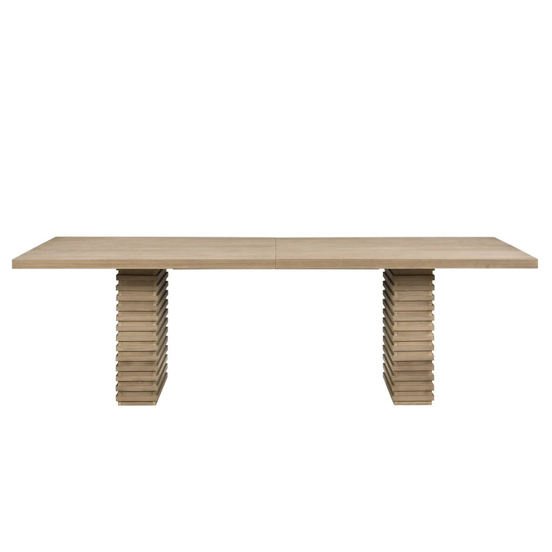 95-Inch Dining Table in Light Ash by HouseOfZazla