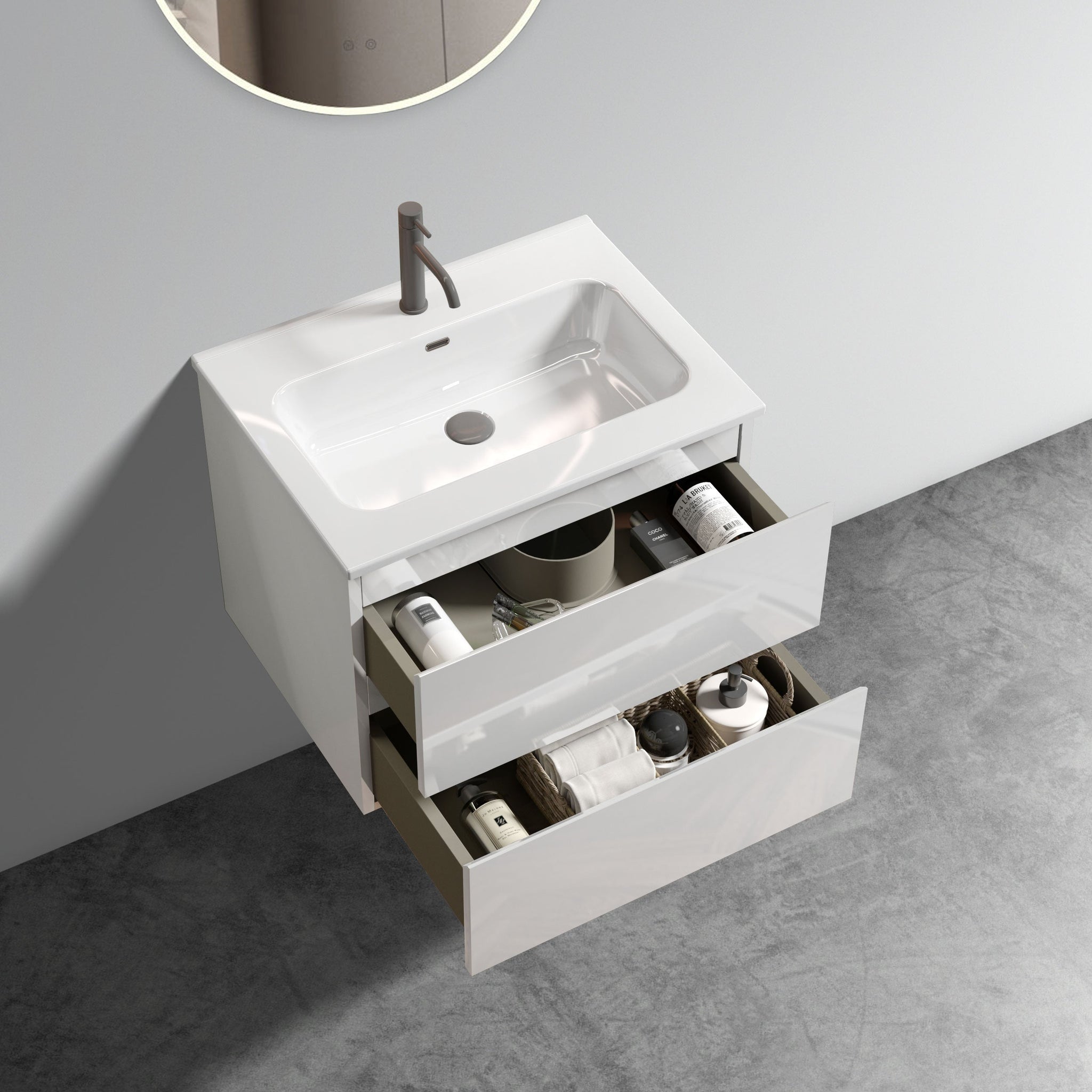 TIA 24" Wall Mounted Bathroom Vanity by HouseOfZazla