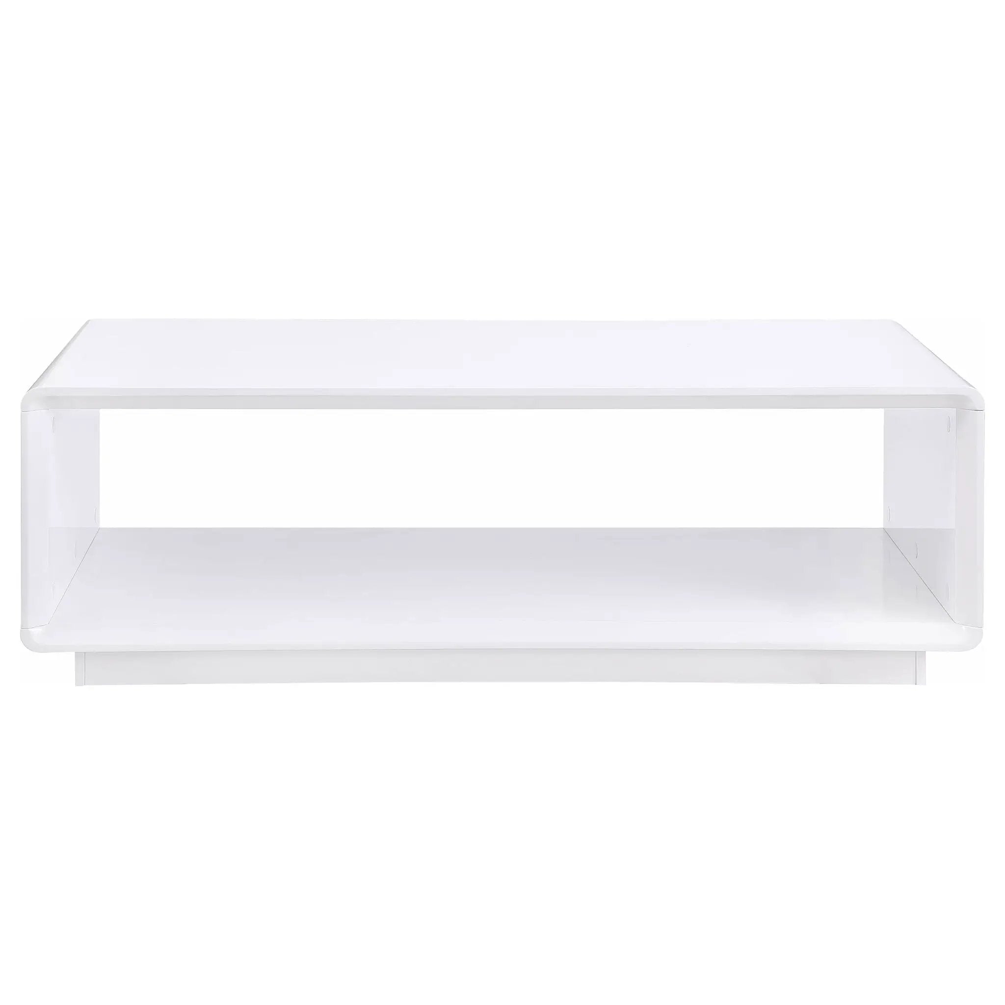 Fletcher - 2 Piece Coffee And End Table Set - Gloss White