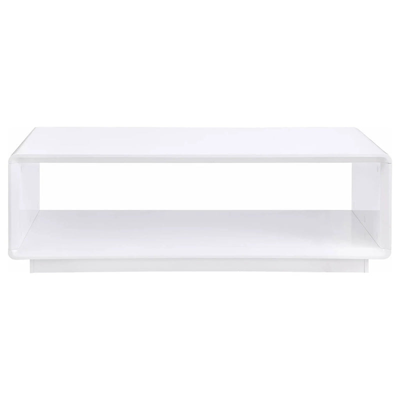 Fletcher - 2 Piece Coffee And End Table Set - Gloss White