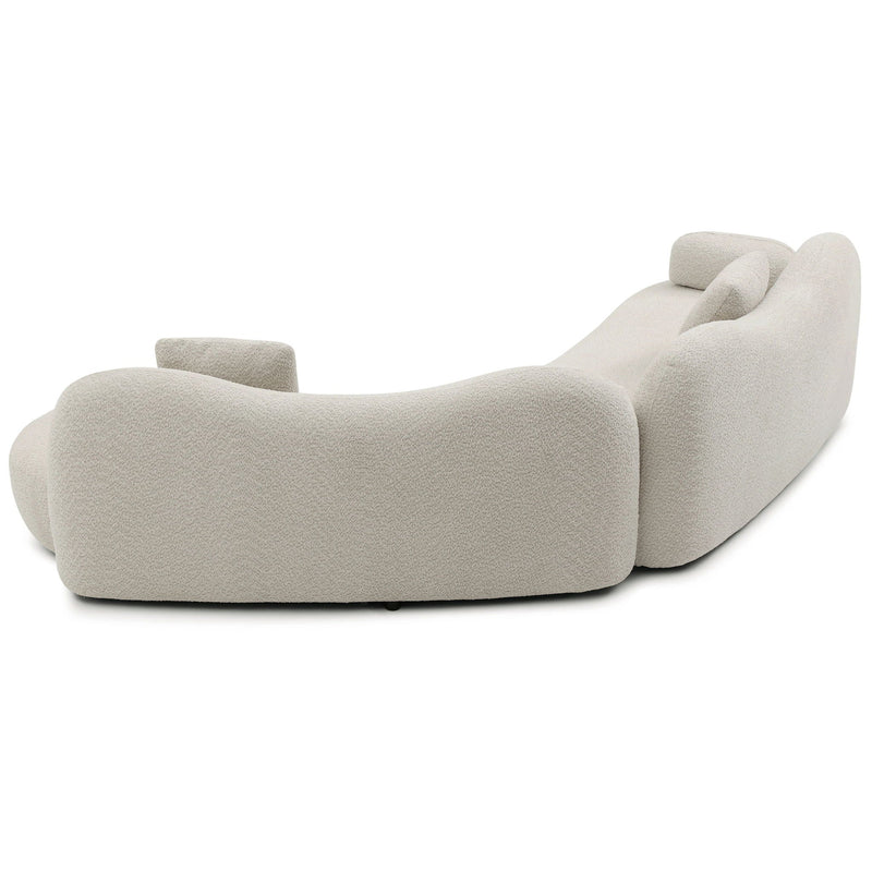 Modern Curved Modular 5 Seater Sofa by HouseOfZazla