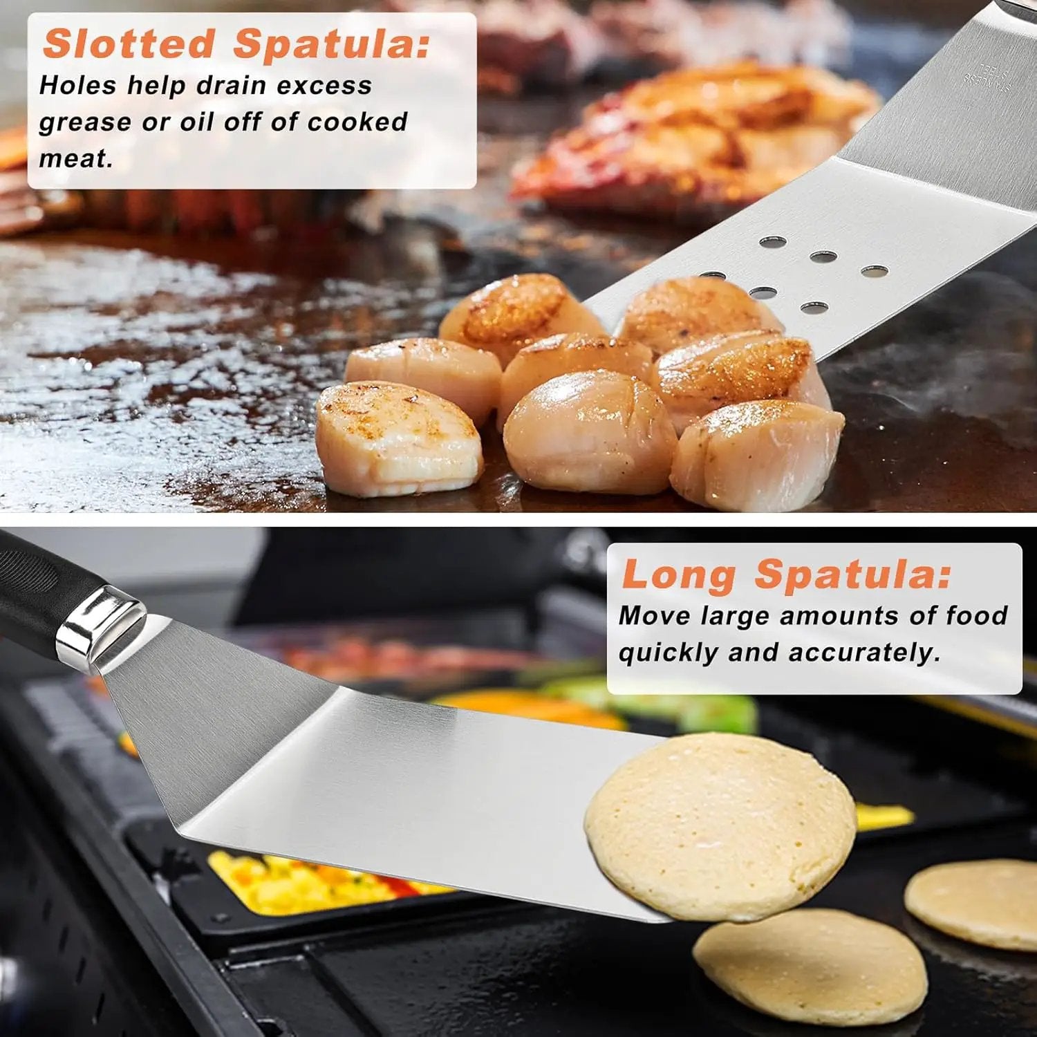 27 PCS Griddle Accessories Kit, Flat Top Grill Accessories Set for Camping, Professional Grill Spatula Set with Melting Dome, Burger Press for Outdoor BBQ Cooking by GreenHaven Gardens