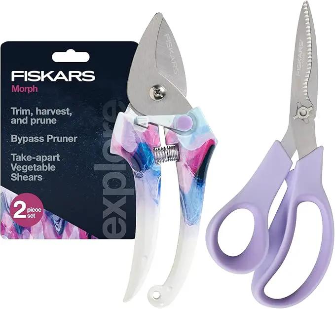 Fiskars Pruner and Veggie Shears Set, Explore Collection by GreenHaven Gardens